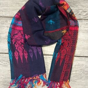 Color Drenched Women’s Scarf Wrap and Shawl